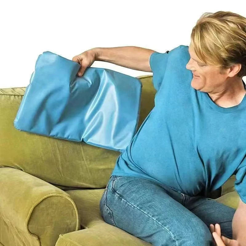 Blue Gel Cooling Pillow Portable Nap Sleeping Ice Mat in Summer Office Home Muscle Relaxation Pillow Reusable Neck Support